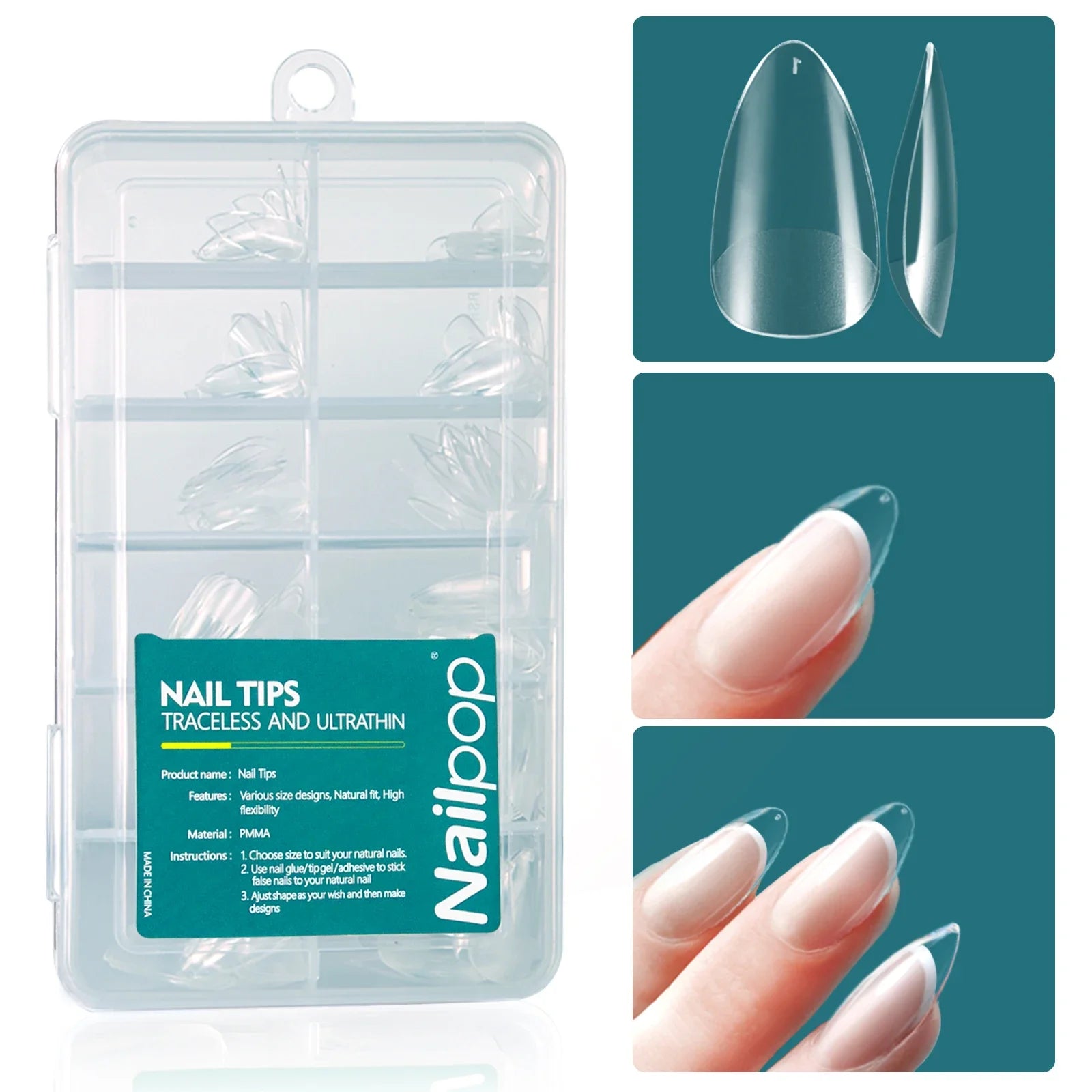 Capsules Ongles Gel Souple Full Cover 120 pcs
