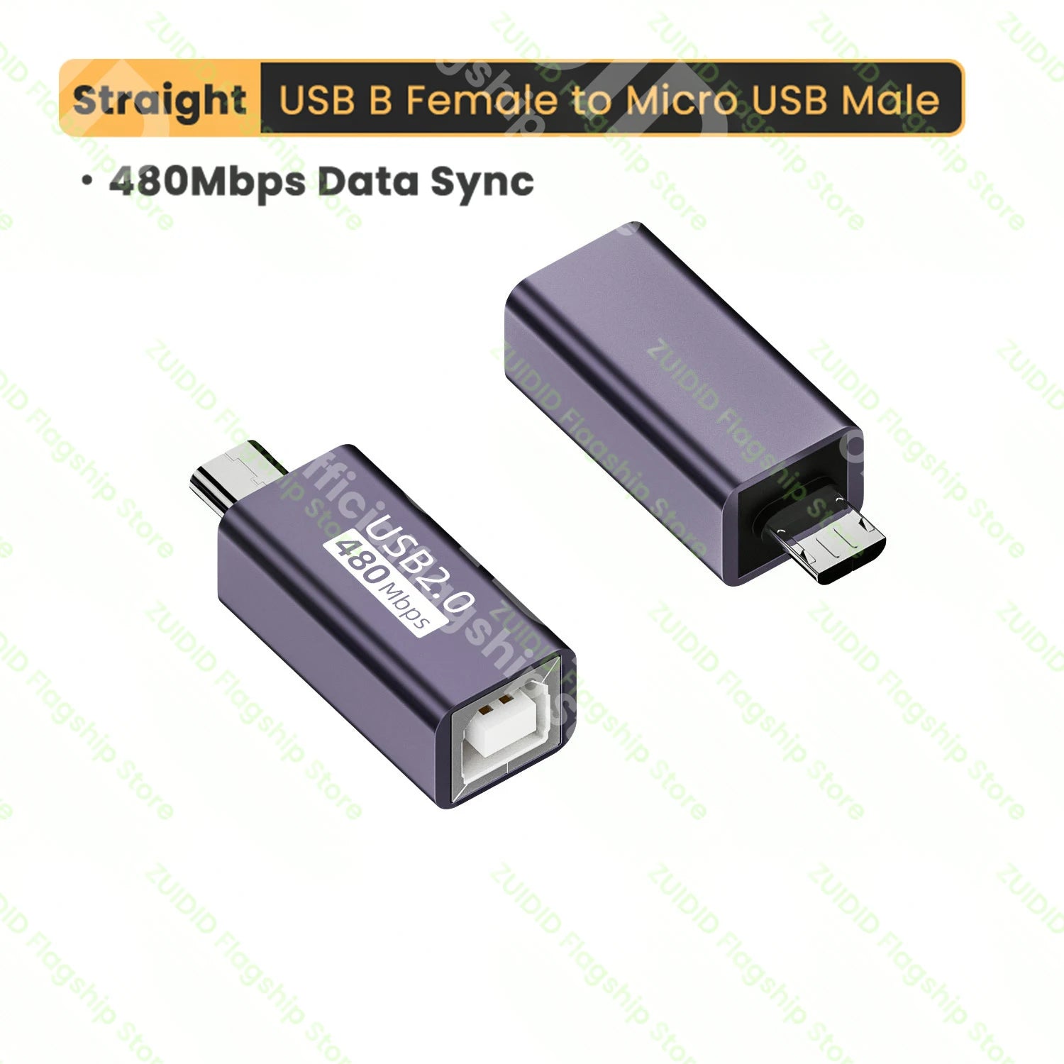 Adaptateur d'imprimante USB 2.0 USB Type B vers USB C/Micro USB/Mini USB femelle vers pour imprimante mâle, Base de disque dur, Machine de télécopie, Scanner