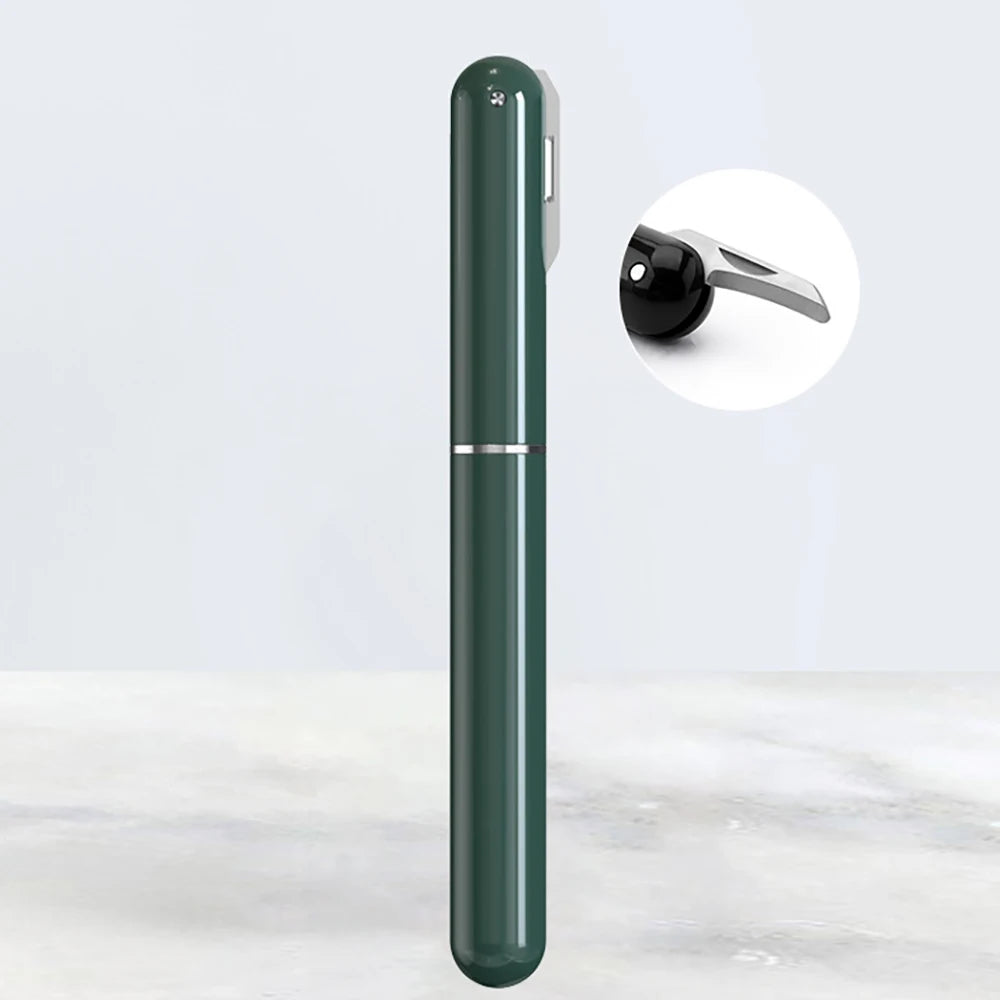 Tire-bouchon à pompe à air en acier inoxydable – Ouvre-bouteille de vin rapide et portable en forme de stylo