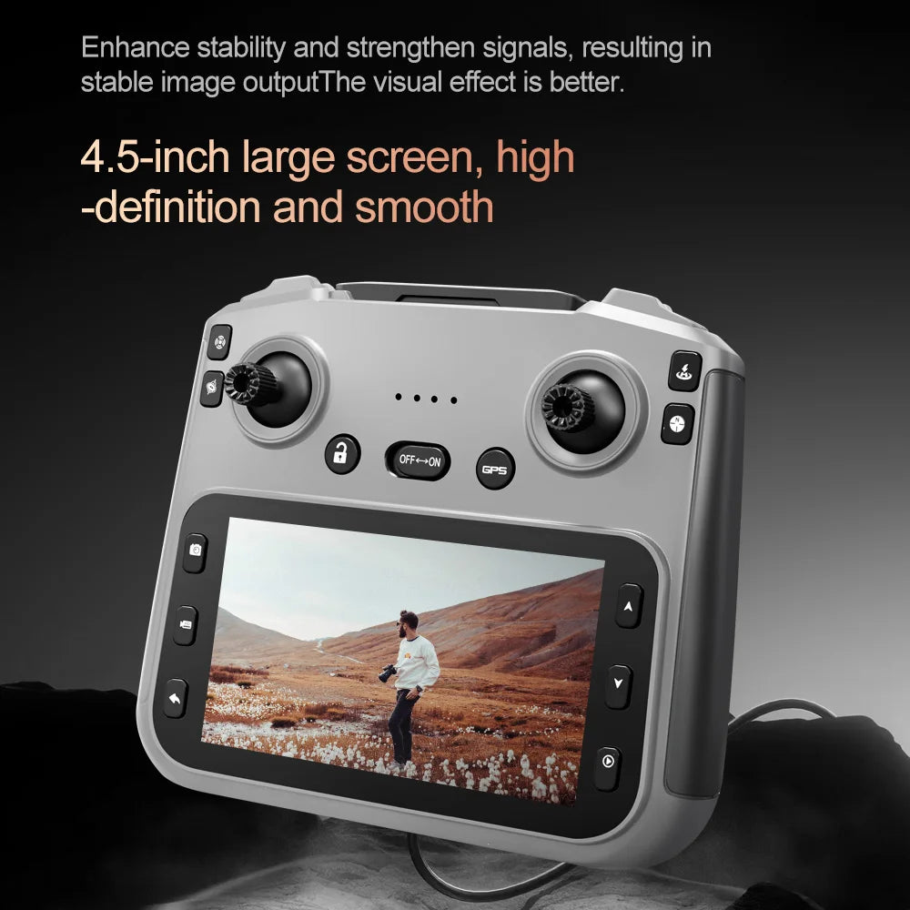 Drone Xiaomi V198 GPS MAX avec caméra HD 8K professionnelle, WiFi 5G, évitement des obstacles par laser sans balais, quadcopter pliable.
