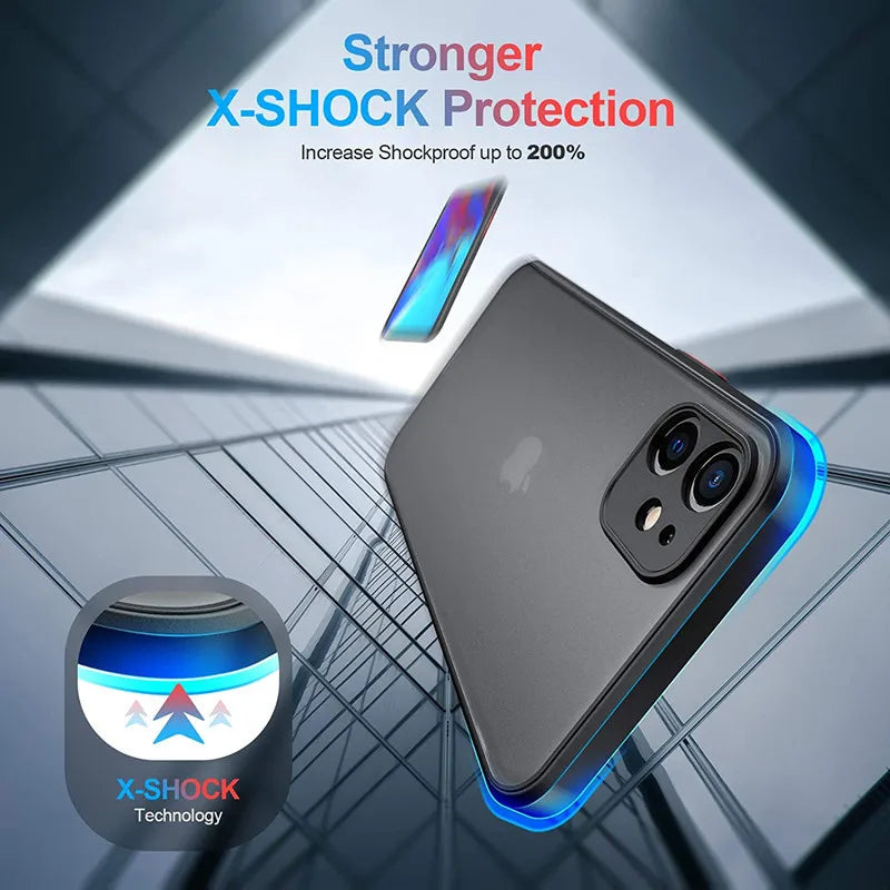 Coque antichoc silicone transparente KENNAGE – iPhone (modèles variés)