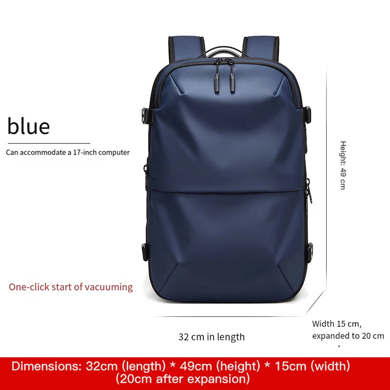 Sac à dos SUSHIMU – Voyage d’affaires unisexe, grande capacité, compartiment ordinateur portable et séparation humide/sèche