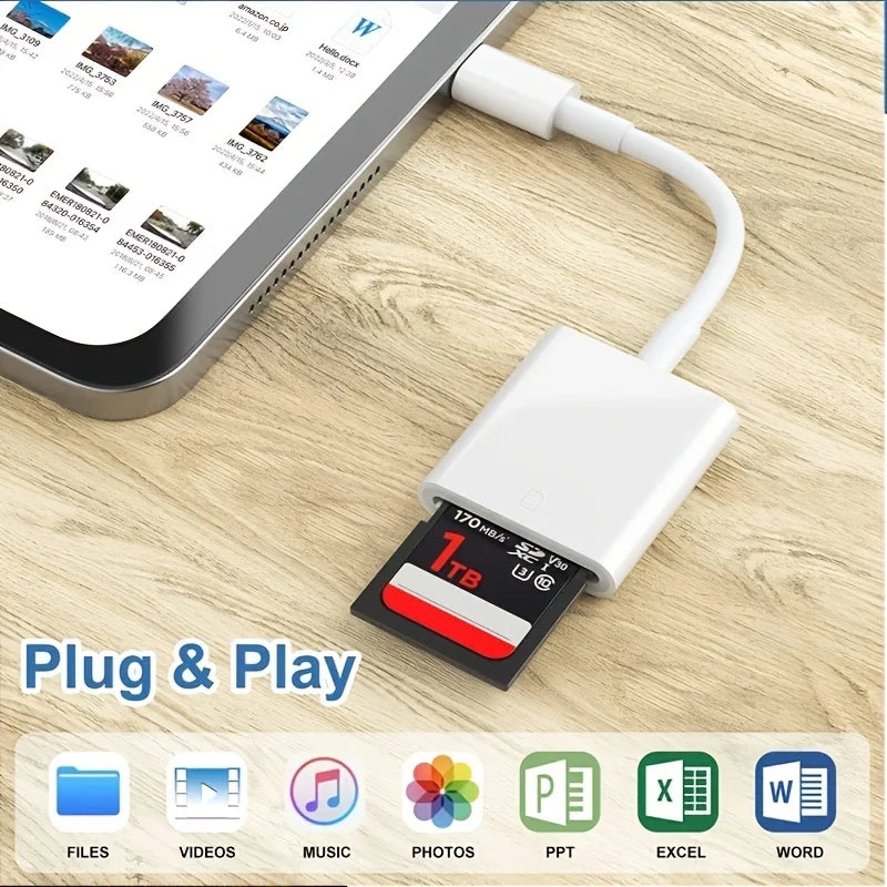 Lecteur de carte mémoire USB C, adaptateur Type C vers SD TF, convertisseur de données pour appareil photo, iPhone 15, Huawei, Xiaomi