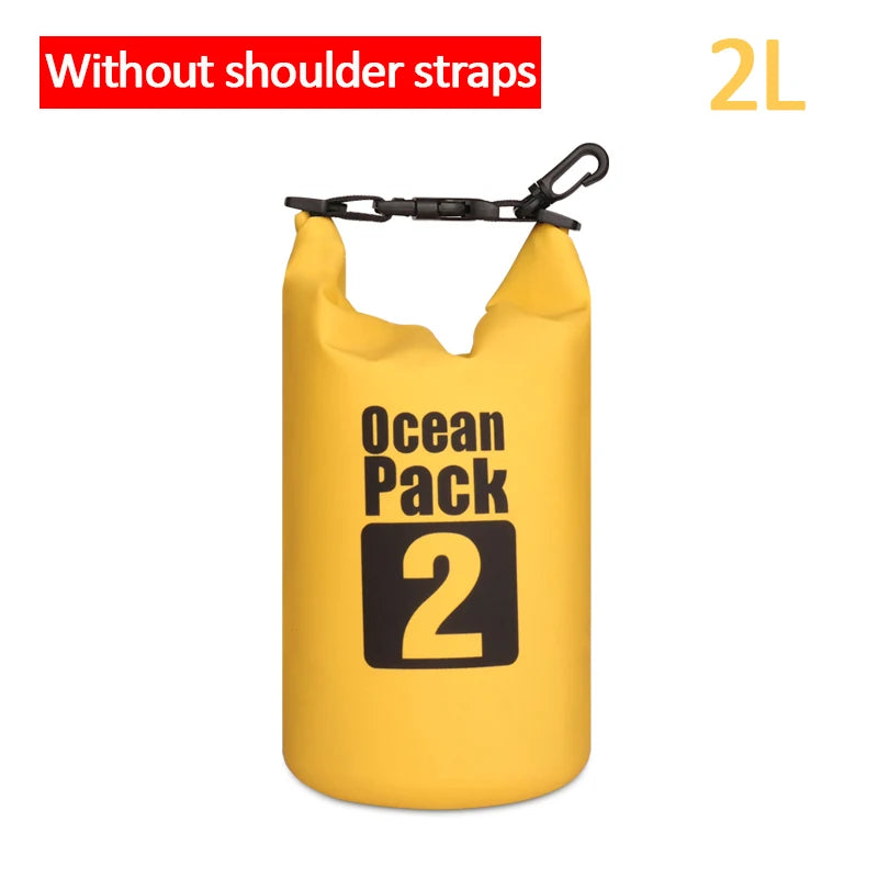 Sac étanche en PVC pour l'extérieur, 5L 10L 20L 30L, rangement pliable pour plongée, pour hommes et femmes, plage, natation, Rafting