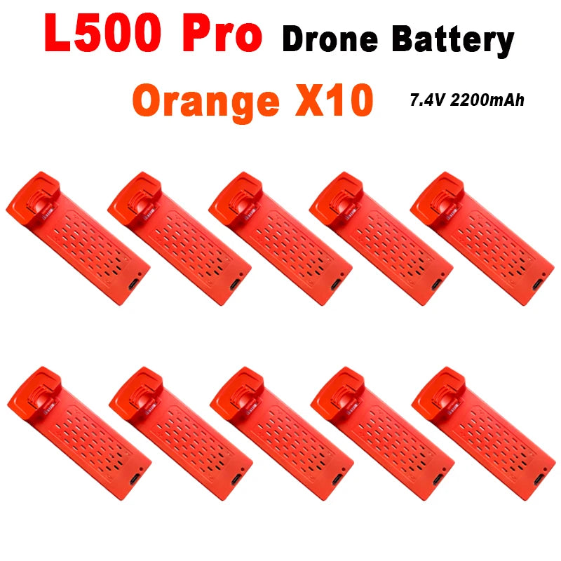 Batterie d'origine LYZRC L500 Pro 7.4V 2200mAh pour L500 Pro/Max 4K batterie de Drone professionnelle accessoires pièces