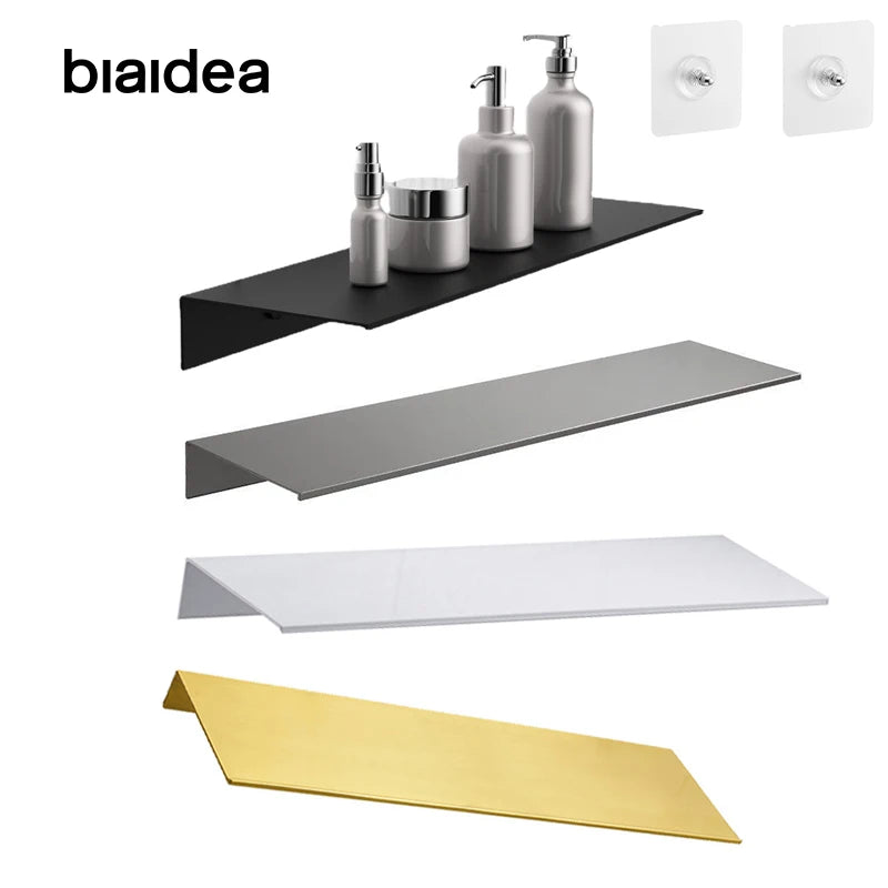 Kein Bohren, schwimmende Badezimmerregale, Wandhalterung, Aufbewahrungshalter, Home-Organizer, Leiste, Hardware, Schrank, Küchenzubehör, Toilette