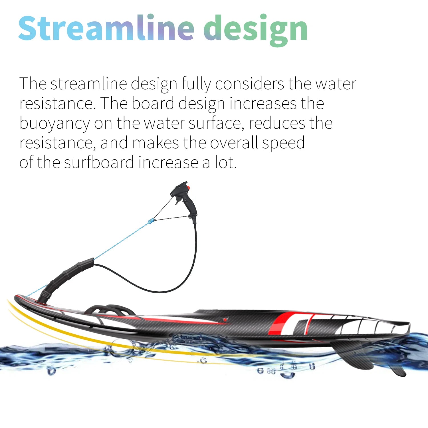 KOOTU surfboards, all carbon fiber surfboards, 109cc gasoline-powered surfboards