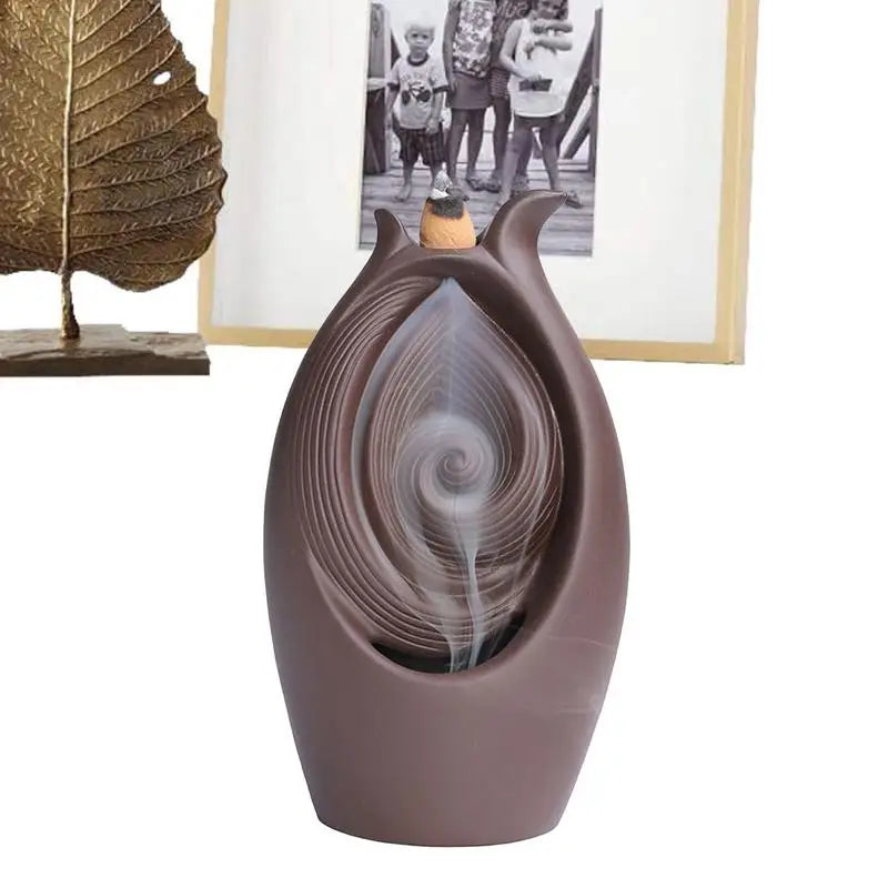Keramik-Räucherstäbchen-Diffusor, Aromatherapie-Ofen, Räucherkegel-Brenner, Heimdekoration mit schönem visuellen Effekt für das Wohnzimmer