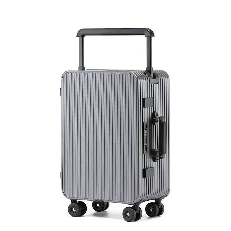 Valise trolley tout en alliage d’aluminium et de magnésium pour voyage SUSHIMU – 20, 24 et 26 pouces