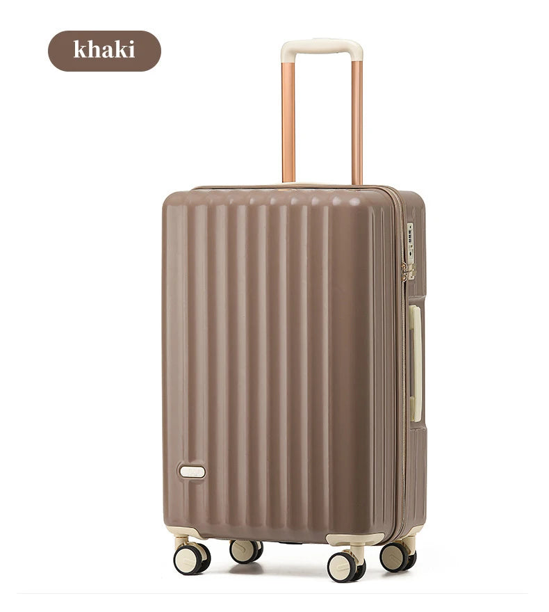 Valise rigide en PC + ABS avec serrure SUSHIMU – bagage à roulettes portable, 20, 24, 26 et 28 pouces