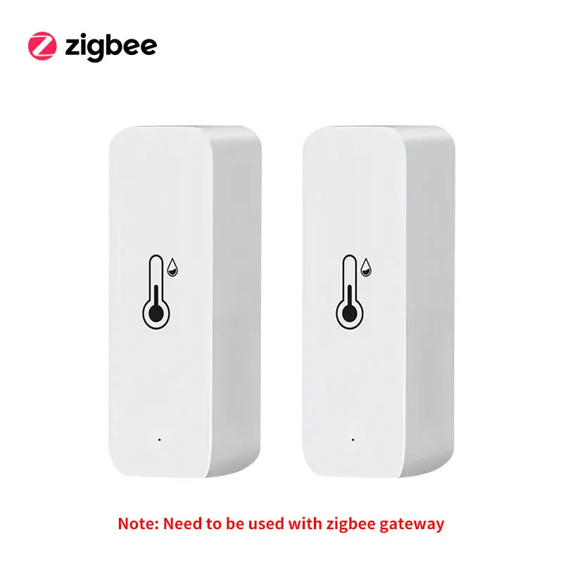 Tuya Wifi/Zigbee Temperature and Humidity Sensor Indoor Thermometer for Home Work with Alexa Google Home Assistant