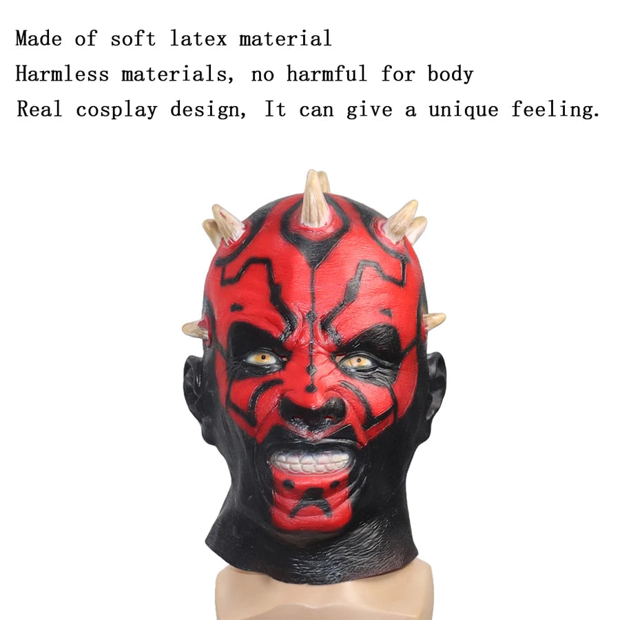 Masque Darth Maul – Cosplay et Halloween Couvre-Chef Complet