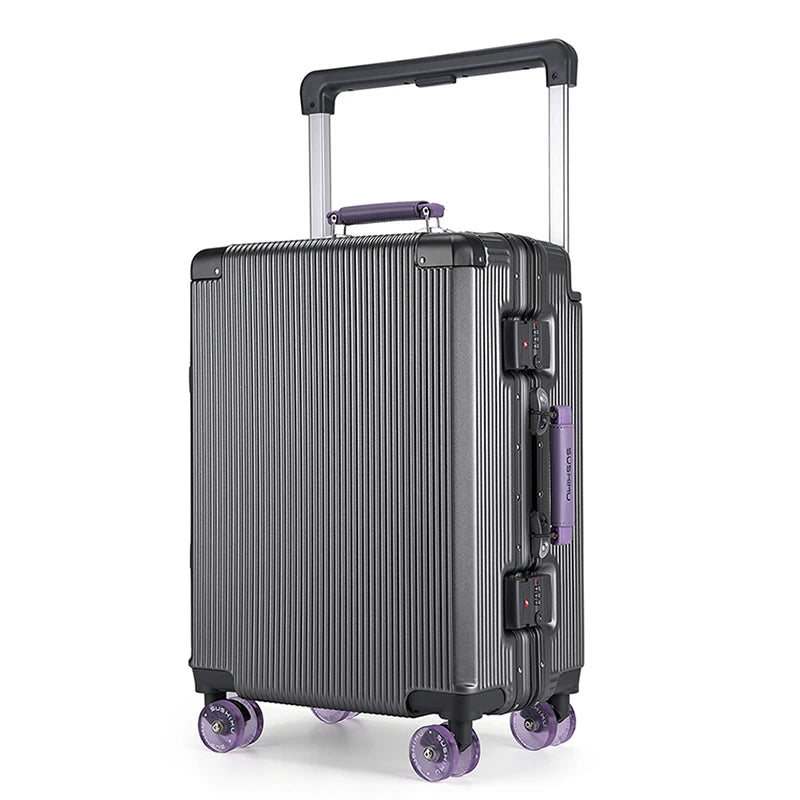 Bagage à roulettes SUSHIMU – valise de voyage 20, 24 et 26 pouces avec serrure à combinaison Premium
