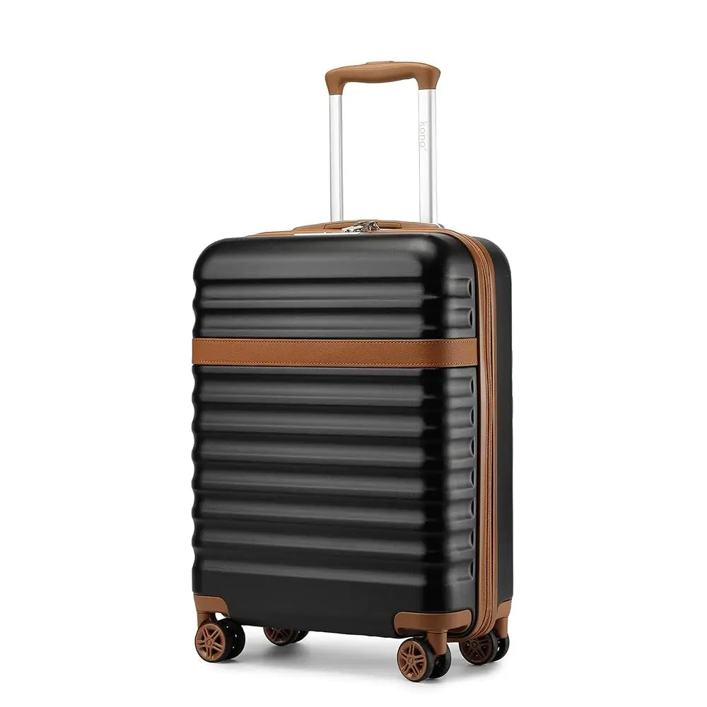 Valise rigide ABS + PC à 4 roues avec serrure TSA KONO – bagage cabine et soute (55 / 65 / 75 cm)