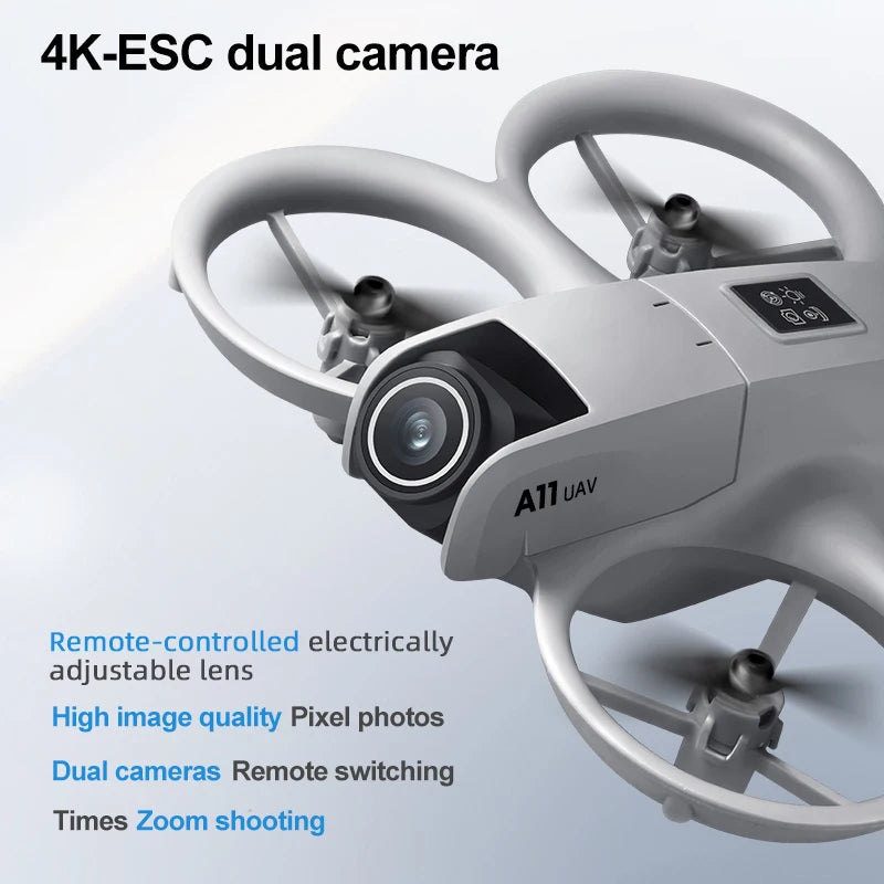 Drone A11 Mini 8K – Caméra HD, évitement d’obstacles, moteur sans balais