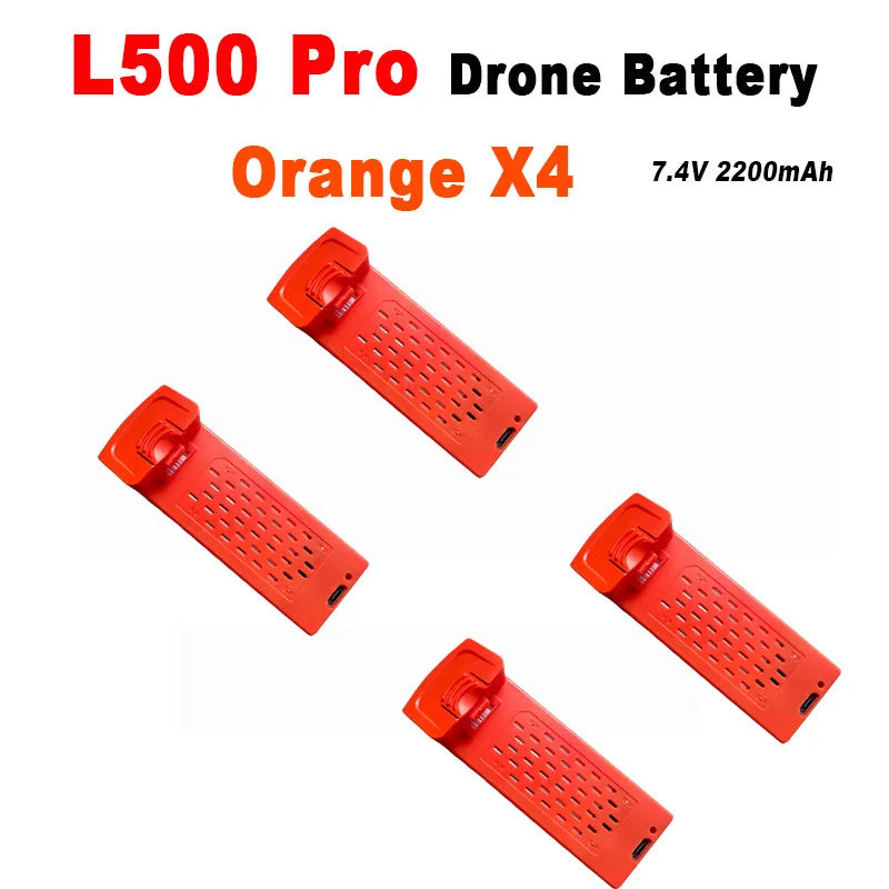 Batterie d'origine LYZRC L500 Pro 7.4V 2200mAh pour L500 Pro/Max 4K batterie de Drone professionnelle accessoires pièces