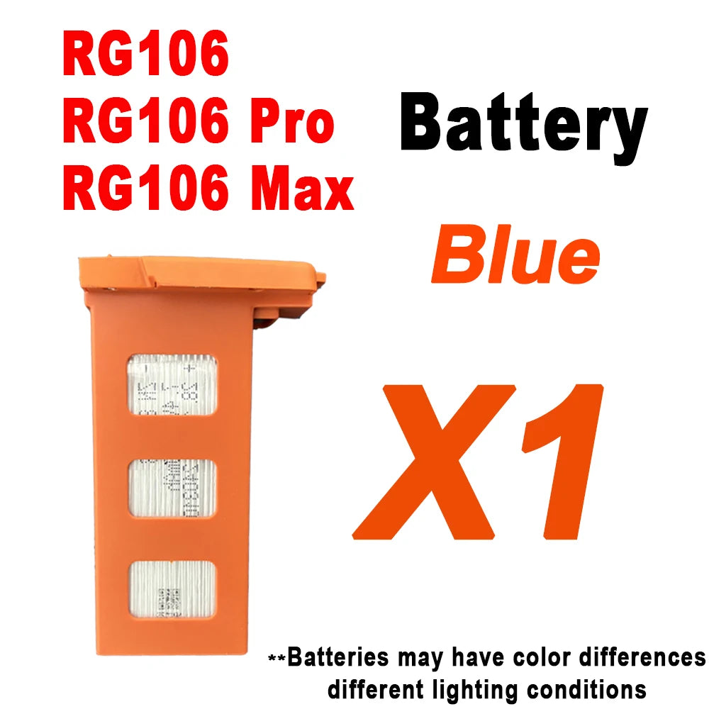 Batterie originale 7.4V 3800mAh pour Drone RG106 Pro – Batterie de remplacement RC