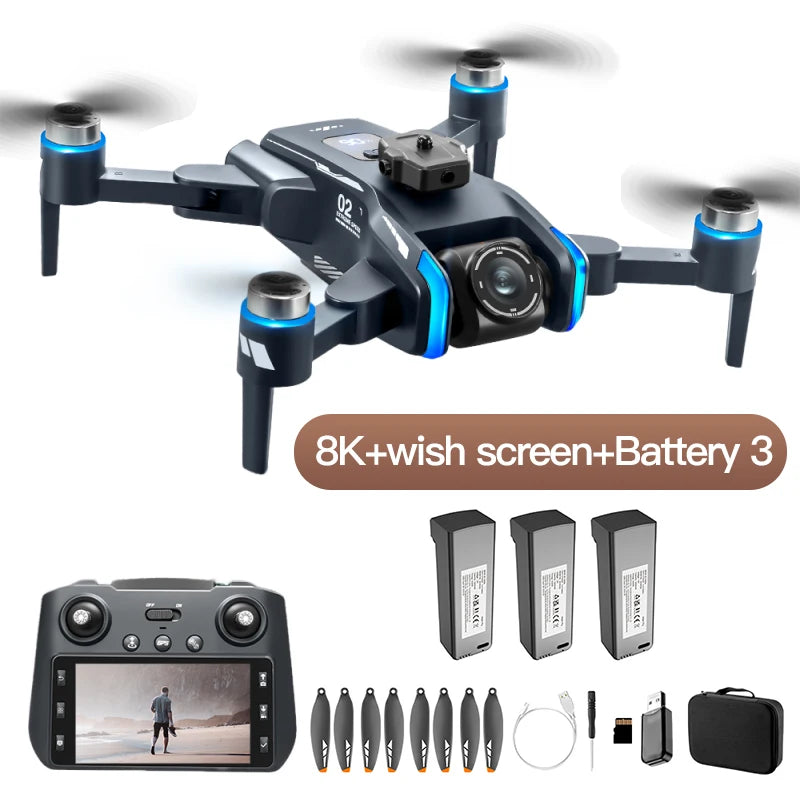 Drone Mijia XT808 GPS 4K Professionnel – Xiaomi, Double Caméra 8K, Moteur Brushless, 5G WiFi FPV, Quadrirotor RC Pliable, Drone Télécommandé