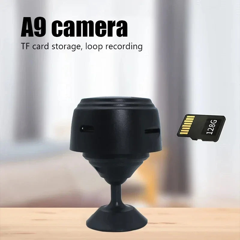 Mini caméra WiFi A9 – Caméra de surveillance sans fil HD pour maison