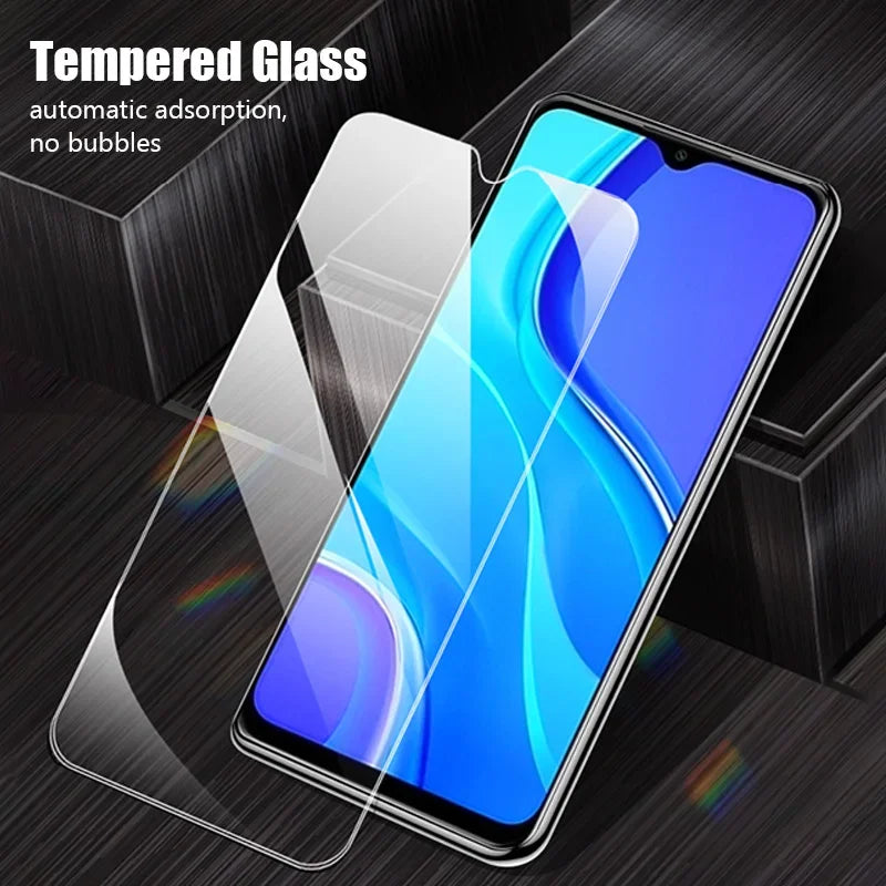 Protection d'écran verre trempé 5 pièces pour Redmi Note 13 12 11 10 9 8 7 Pro Plus 5G 12S 11S 10S 9S 12C 10C 9C 9T 9A 9AT