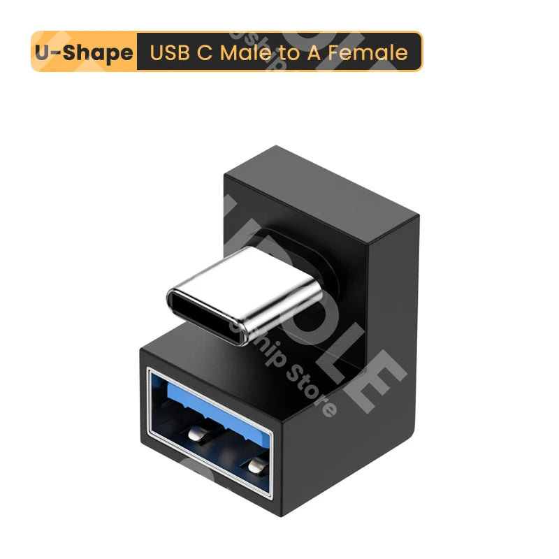 Adaptateur USB3.1 vers Type C 10Gbps OTG transfert de données rapide 5V @ 3A convertisseur de charge rapide pour Samsung Xiaomi téléphone Macbook Pro tablette
