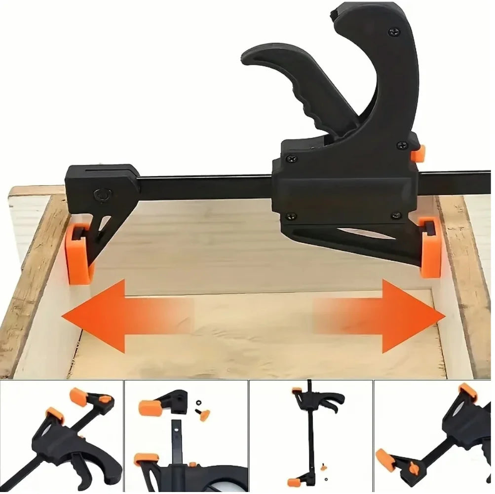 Pince de travail de calcul de type F, pince de travail de calcul rapide, dégagement à cliquet, portable, pratique, durable, outil à main de bricolage, 4"