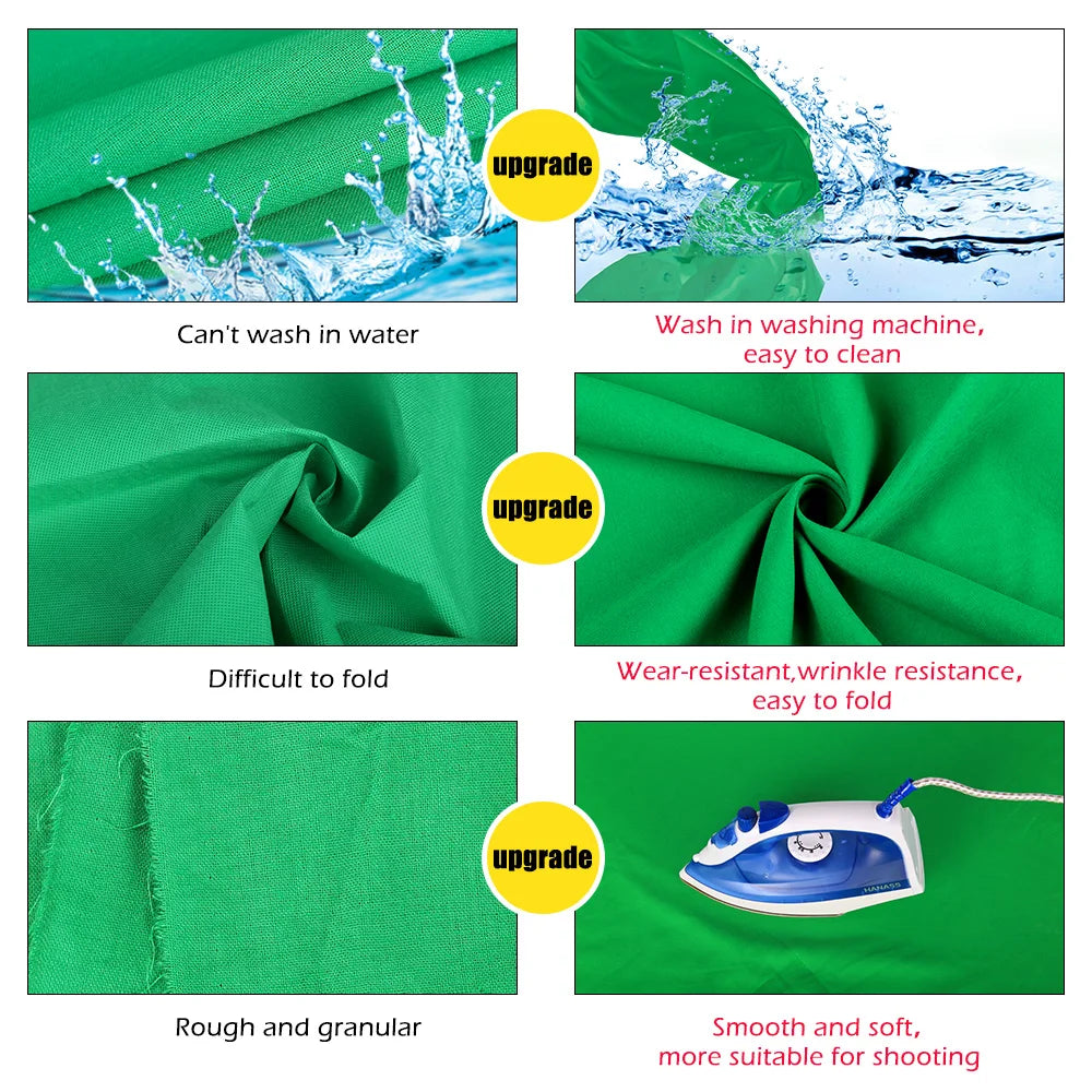 Arrière-plan de photographie vert/blanc/noir/gris, toile de fond pour Photo,