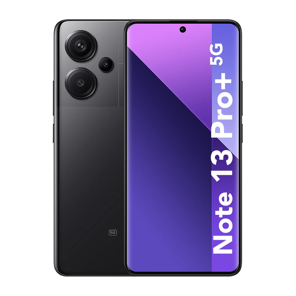 Téléphone portable Xiaomi Redmi Note 13 Pro Plus 5G 8 Go/256 Go 12 Go/512 Go NFC Chargeur UE Version mondiale - Téléphone portable