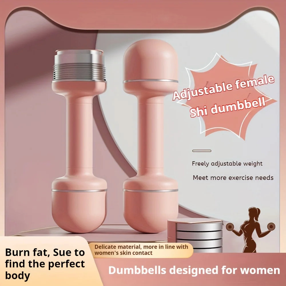 Hanteln, Fitnessgeräte, stabil, langlebig, Hanteln, Gewicht, Bodybuilding, Heimtraining für Frauen, Fitnessgeräte, 2 Stück, 1,5–3 kg