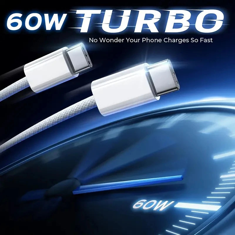 Câble de chargeur PD 35W USB C vers USB C pour iPhone 15 Pro Max, câble de charge rapide de Type C vers Type C pour iPhone 15 Plus iPad 10