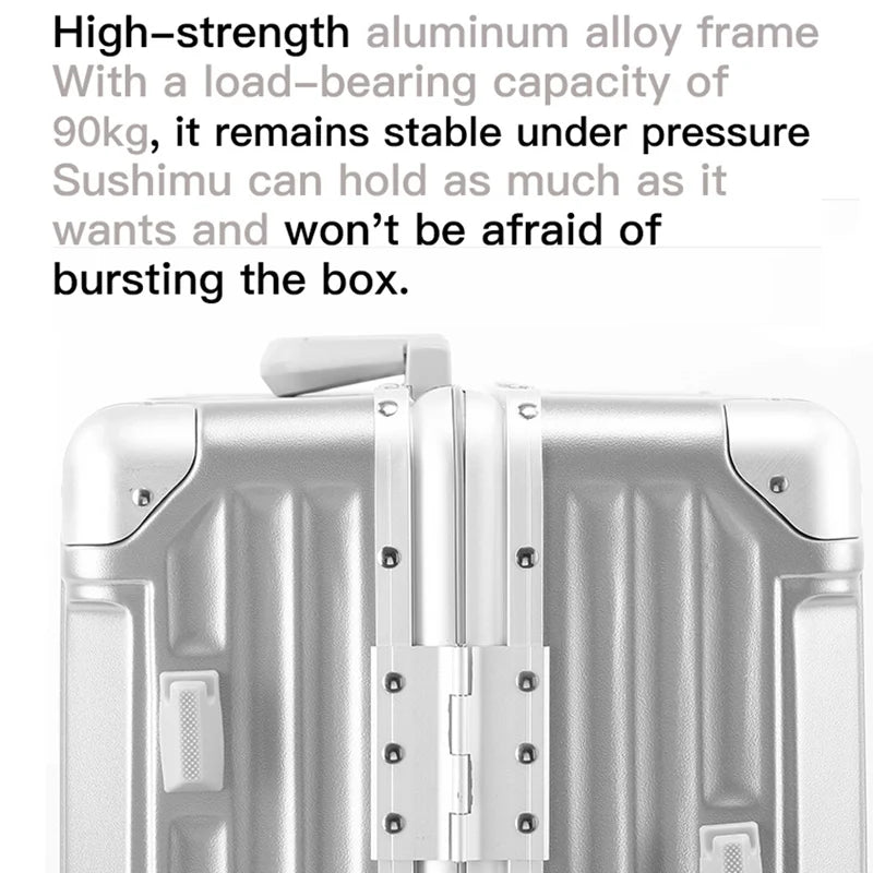 Valise à fonctions multiples pour voyage SUSHIMU – hommes et femmes, valise à main, grande capacité, 20 et 24 pouces