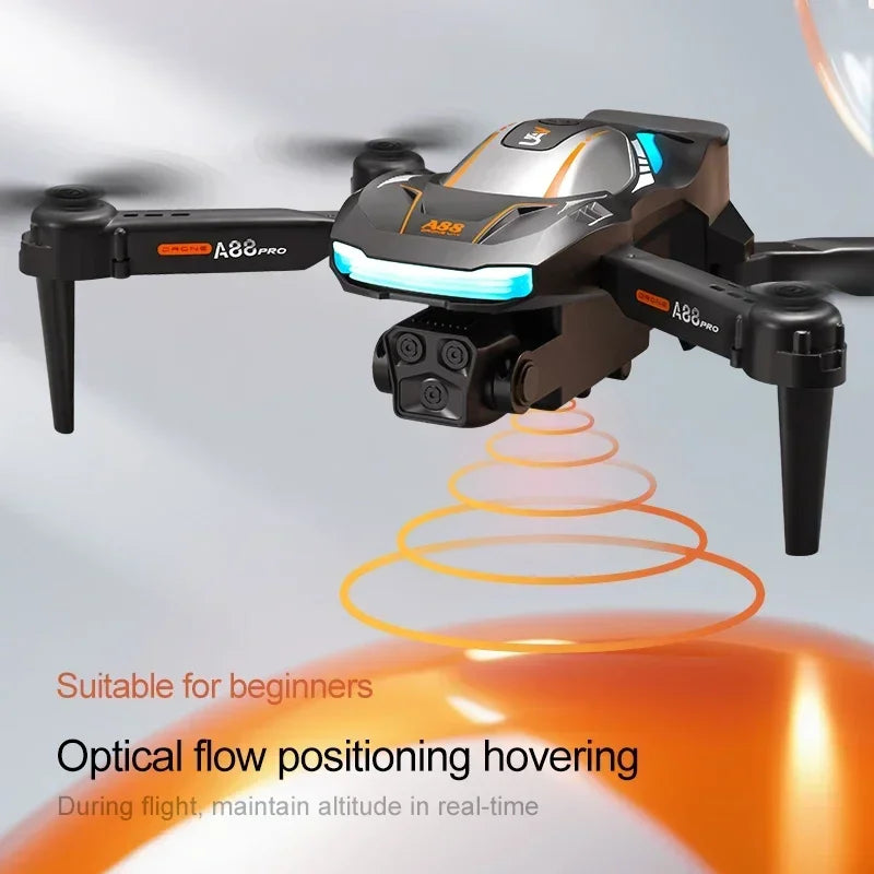 Drone 8K HD Professionnel Xiaomi Mijia A88, Caméra à Flux Optique, Évitement d’Obstacles, Moteur Sans Balais, Quadcopter Pliable RC