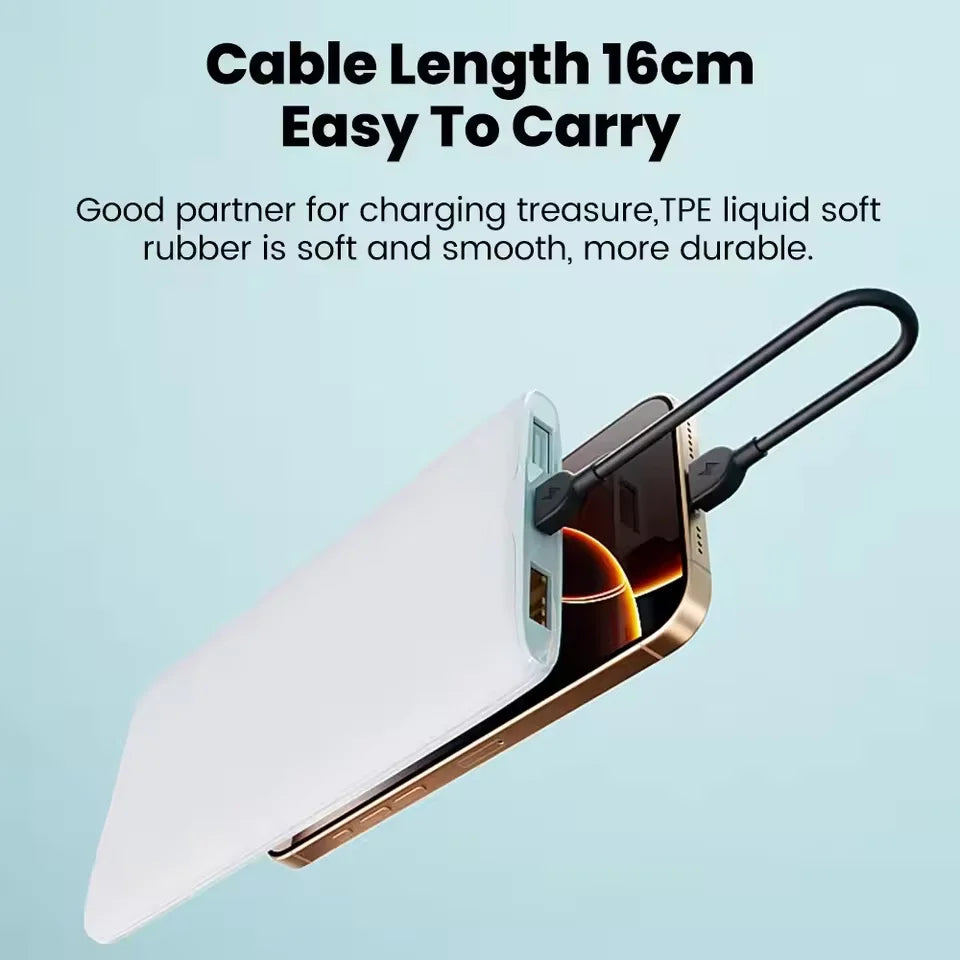 Câble court universel de charge rapide 60W, lanière portable porte-clés, double Type-C pour iPhone 15 / 16, Samsung, Xiaomi, Wrod