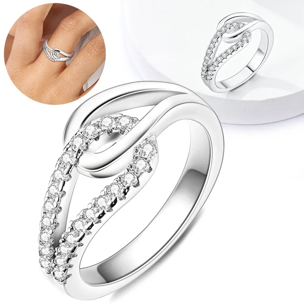 Bagues en zircon coloré Soleil Lune Étoile pour femmes.