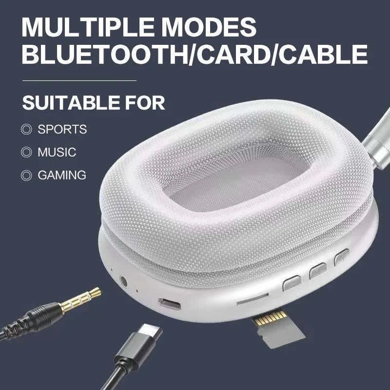 Casque sans fil P9 PRO MAX Air avec suppression du bruit, écouteurs Bluetooth, micro, écouteurs sur l'oreille