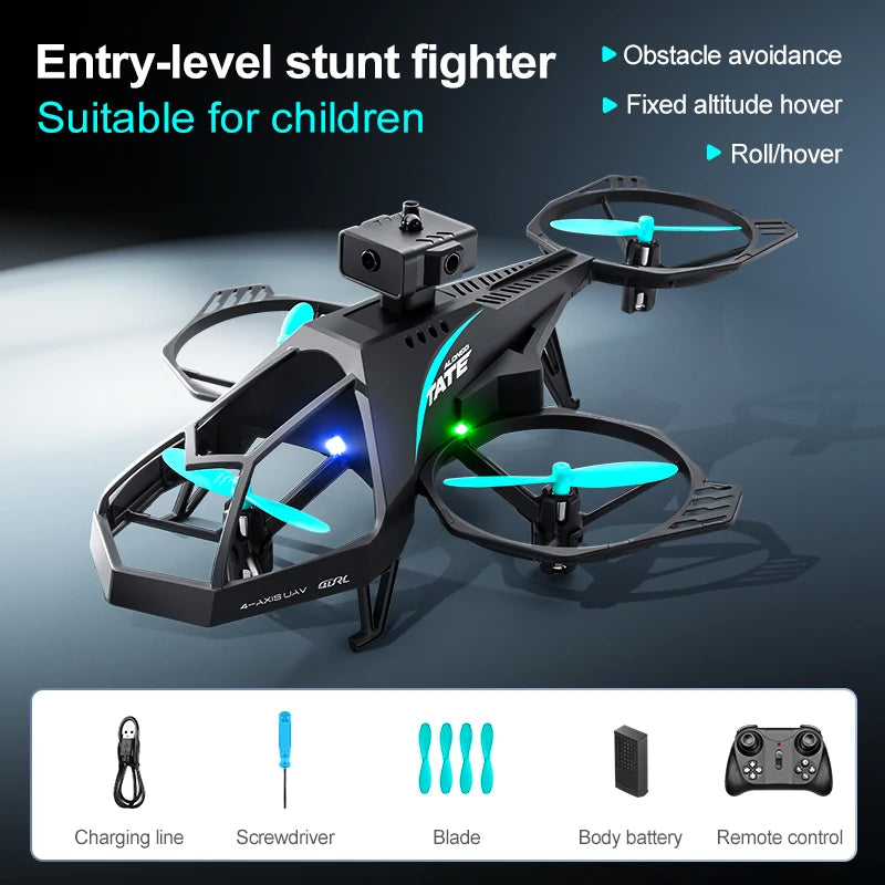 Mini Drone 360° V35 – Avion Télécommandé, Évitement d’Obstacles, Mode Sans Tête, Hélicoptère RC
