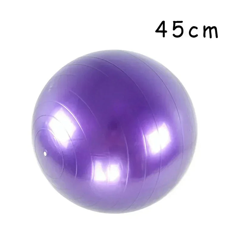 Ballon de yoga gonflable en PVC de 45 à 85 cm, grand ballon d'exercice épais pour la gym, le fitness, le pilates et l'équilibre