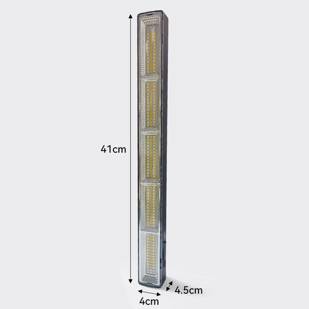 Lampe LED de Camping Rechargeable Magnétique – 210 LED, USB-C, 22 / 31 / 41 cm, Éclairage haute luminosité extérieur