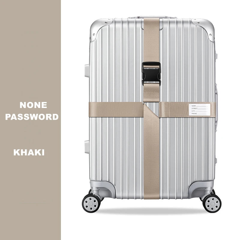 Sangle de bagage antivol, sangle croisée à code, emballage réglable, ceinture de bagage, valise, ceintures de coffre