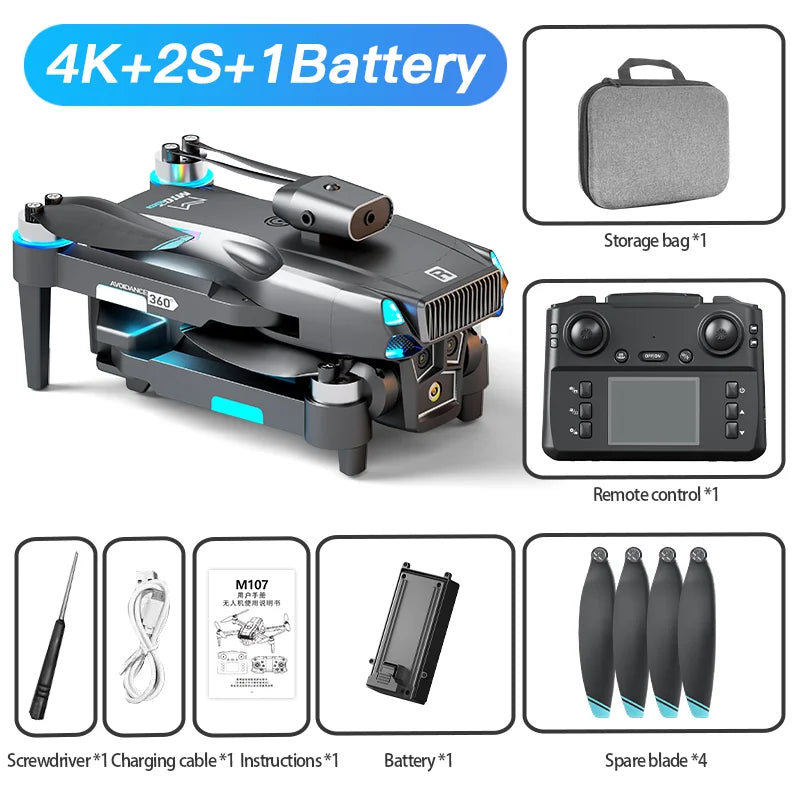 Drone Xiaomi Mijia M107 8K 5G – Quadrirotor Pliable, Caméra HD, Motorisation Brushless, Télécommande 3 km