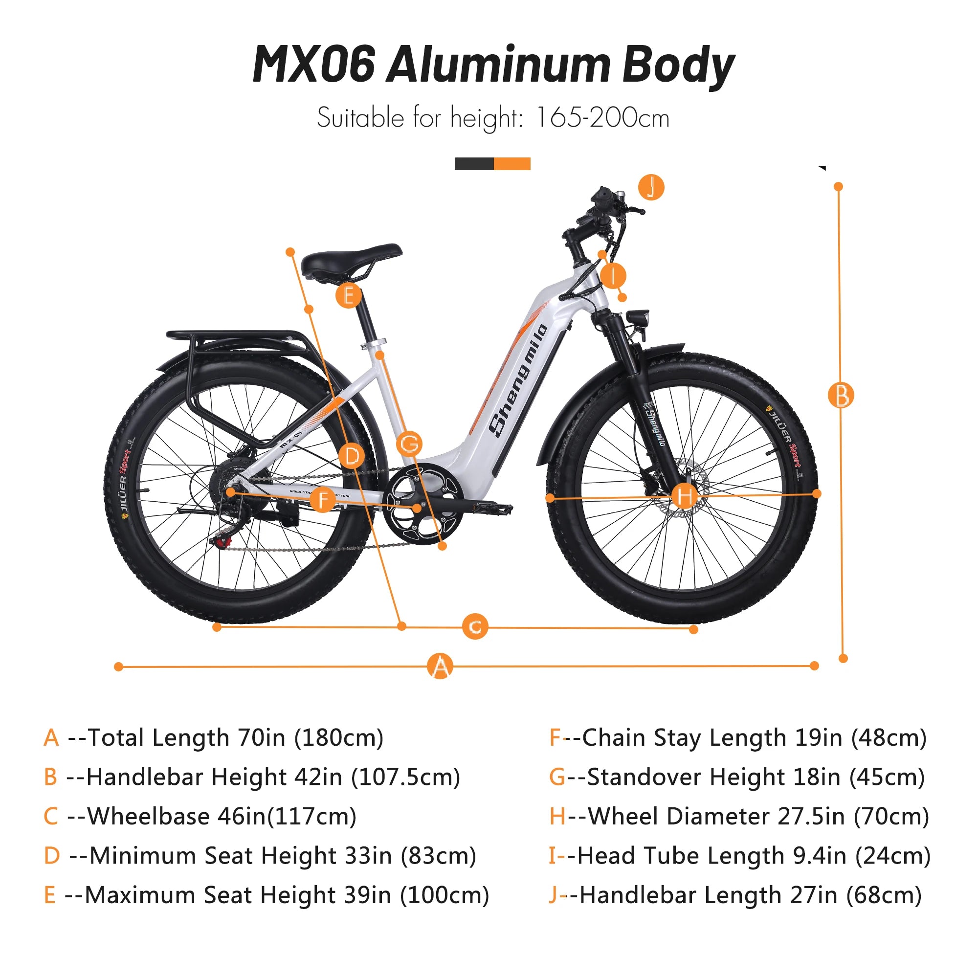 Vélo électrique Shengmilo MX06 48V17.5AH 26 pouces 3.0 Fat Tire City Vélo électrique pour hommes E-Mountain Ebike Vélo électrique 500W e bike