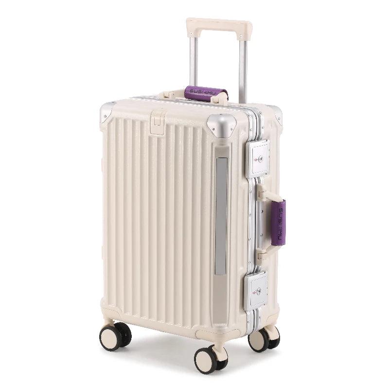 Valise à fonctions multiples pour voyage SUSHIMU – hommes et femmes, valise à main, grande capacité, 20 et 24 pouces