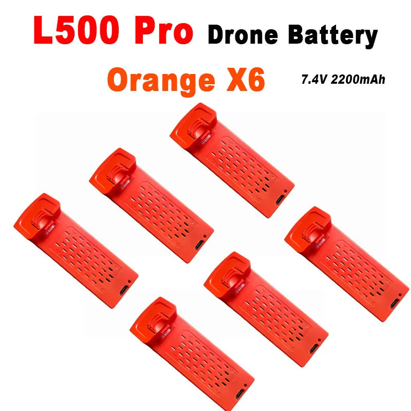 Batterie d'origine LYZRC L500 Pro 7.4V 2200mAh pour L500 Pro/Max 4K batterie de Drone professionnelle accessoires pièces