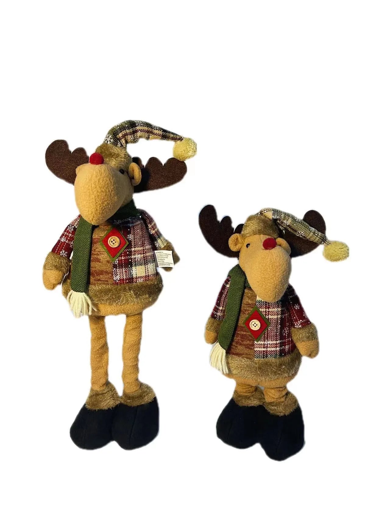 Christmas Decorative Dolls, Reindeer, Snowman, Santa Claus, Standing Butter, New Year Gift, Christmas