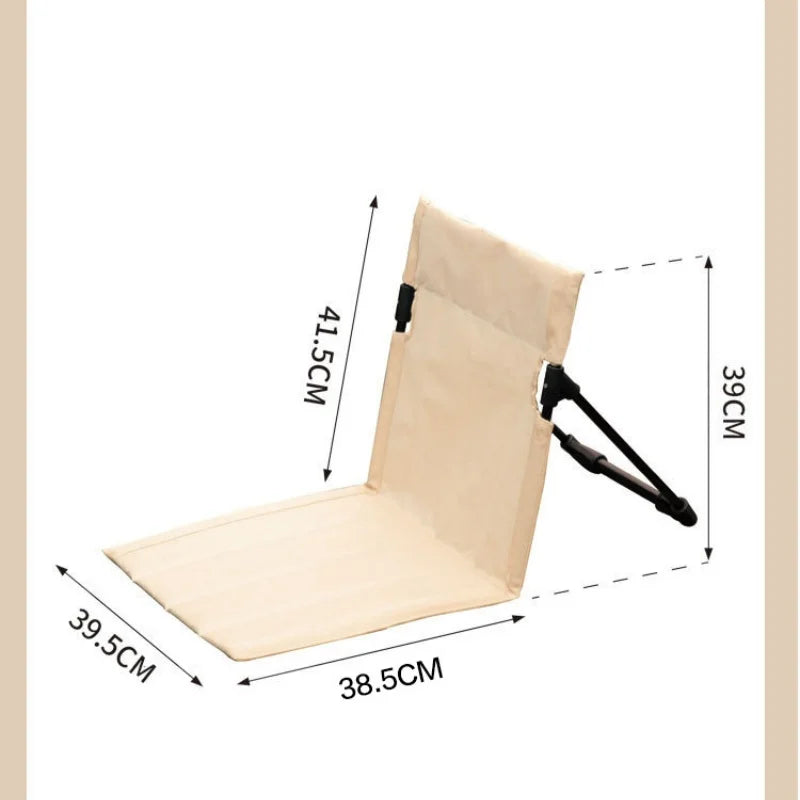 Chaise de plage et camping portable – Dossier pliable, ultra-confort pour plein air, pique-nique, parc ou plage