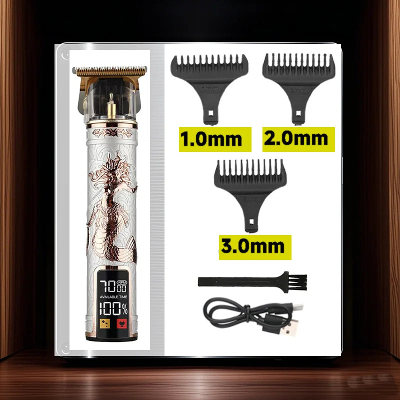 Rasoir électrique professionnel T9 pour hommes – Tondeuse à barbe et cheveux