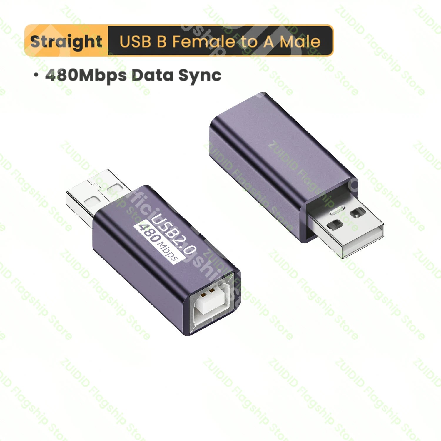 Adaptateur d'imprimante USB 2.0 USB Type B vers USB C/Micro USB/Mini USB femelle vers pour imprimante mâle, Base de disque dur, Machine de télécopie, Scanner