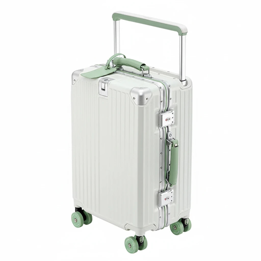 Valise large poignée pour voyage SUSHIMU – hommes et femmes, bagage à main, cadre en aluminium, PC + ABS, 20 et 24 pouces