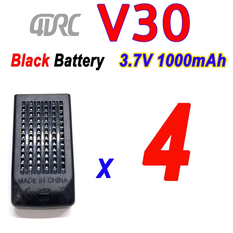 Batterie originale 4DRC V30 3.7V 1000mAh pour Mini Drone RC