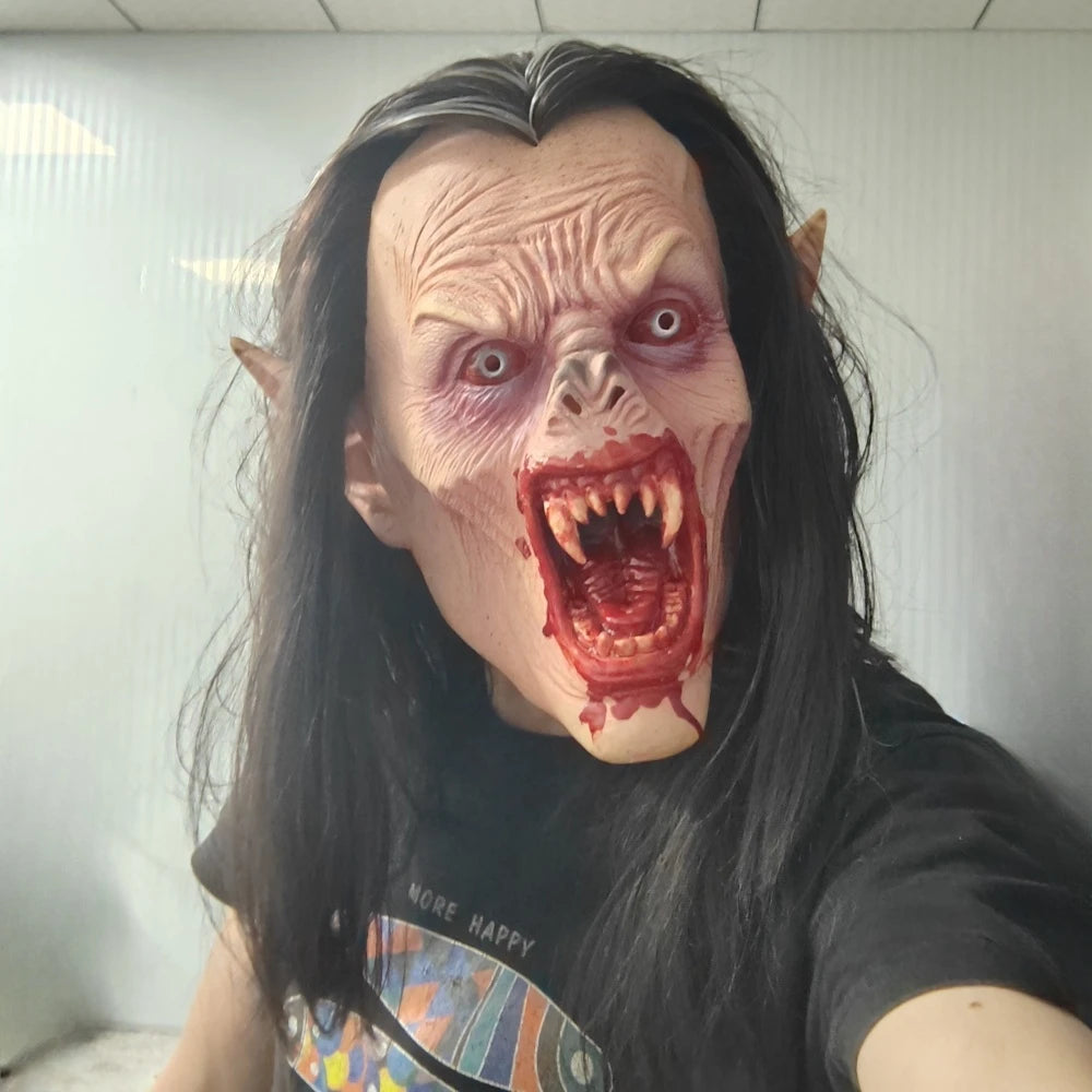 Dracula's Daughter Vampire Mask – Realistic Latex for Adults